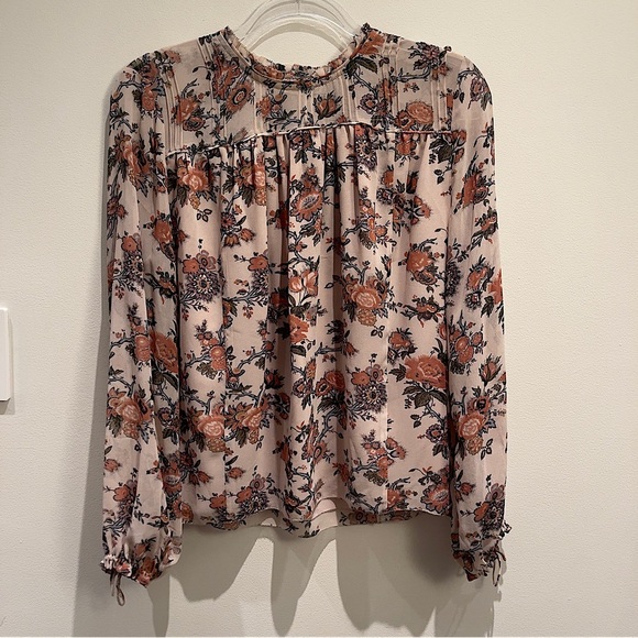 Wilfred Tops - Wilfred By Artizia Lourdes Floral Long Sleeve Top Size Small
